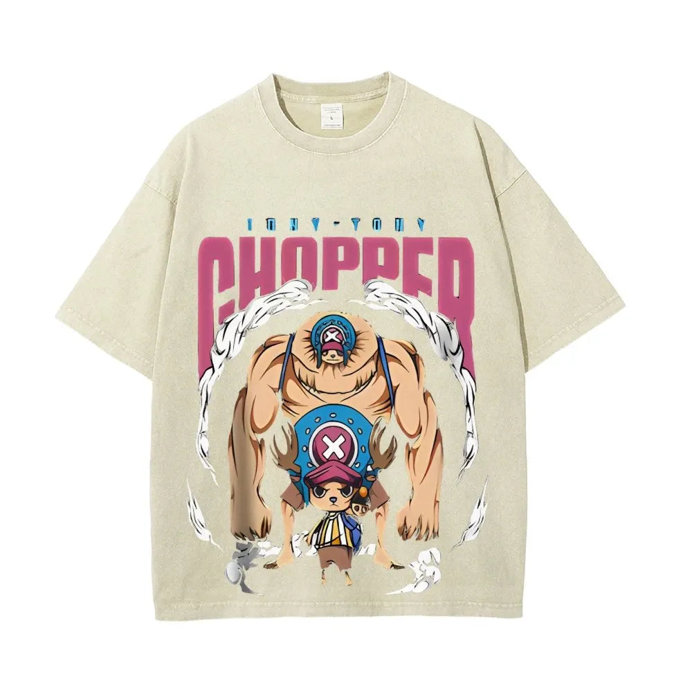 OP-Tony Tony Chopper Vintage Oversized T-Shirt