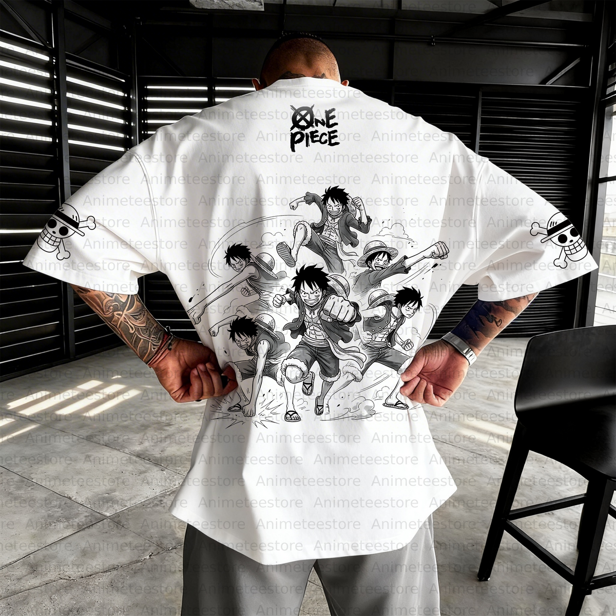 OP-Unisex Anime Inspired Vintage T-Shirt