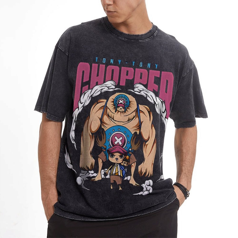 OP-Tony Tony Chopper Vintage Oversized T-Shirt