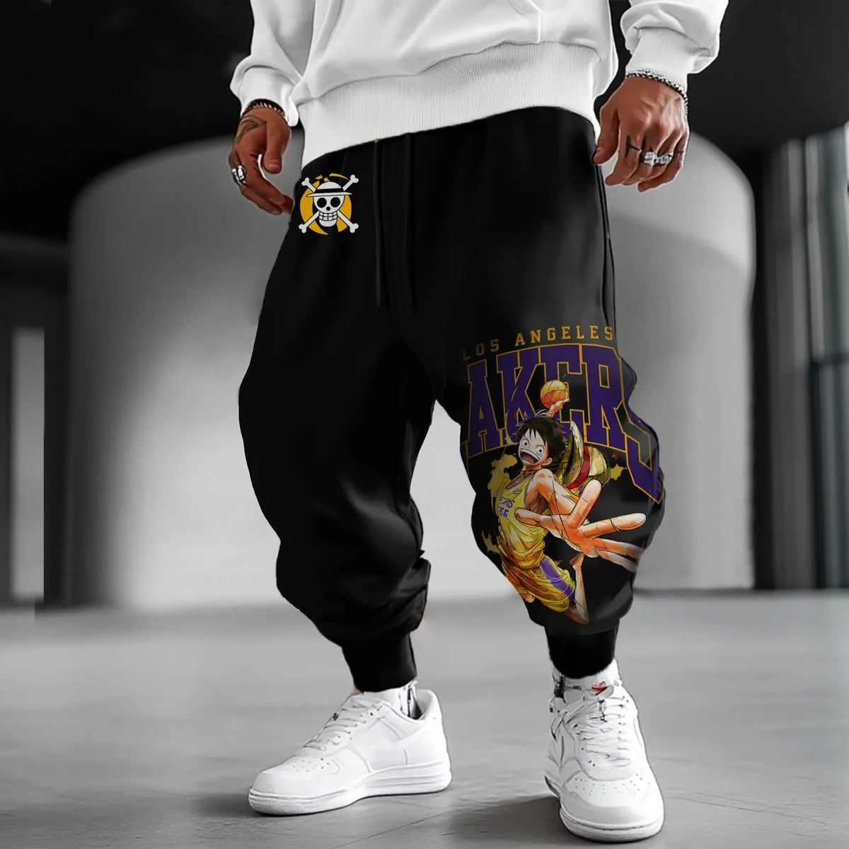 0P-Unisex Vintage Pants| Lakers   Pants