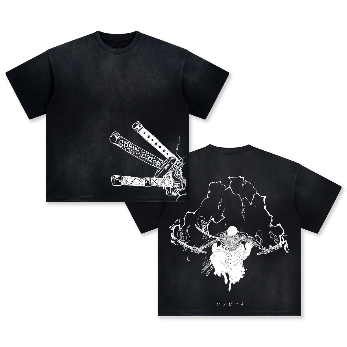 OP-Vintage Washed Tee  Zoro