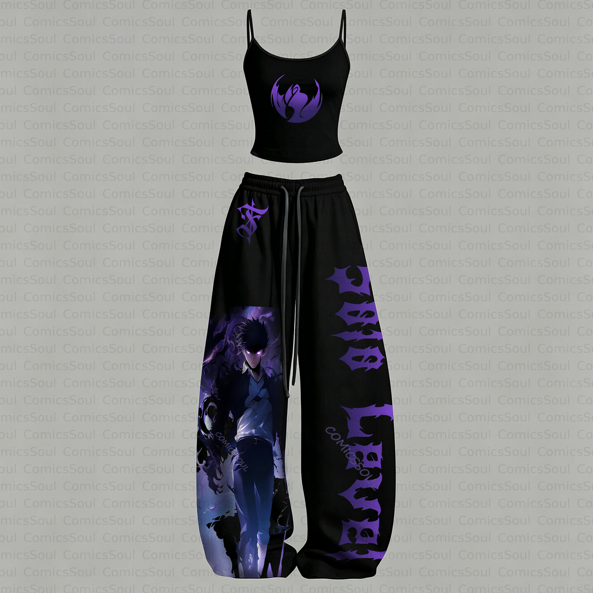 Solo Leveling Top & Elasticated Trousers Two-Piece Set