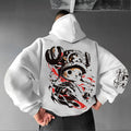 0P-Unisex Anime Graphic Streetwear Vintage Plush Hoodie