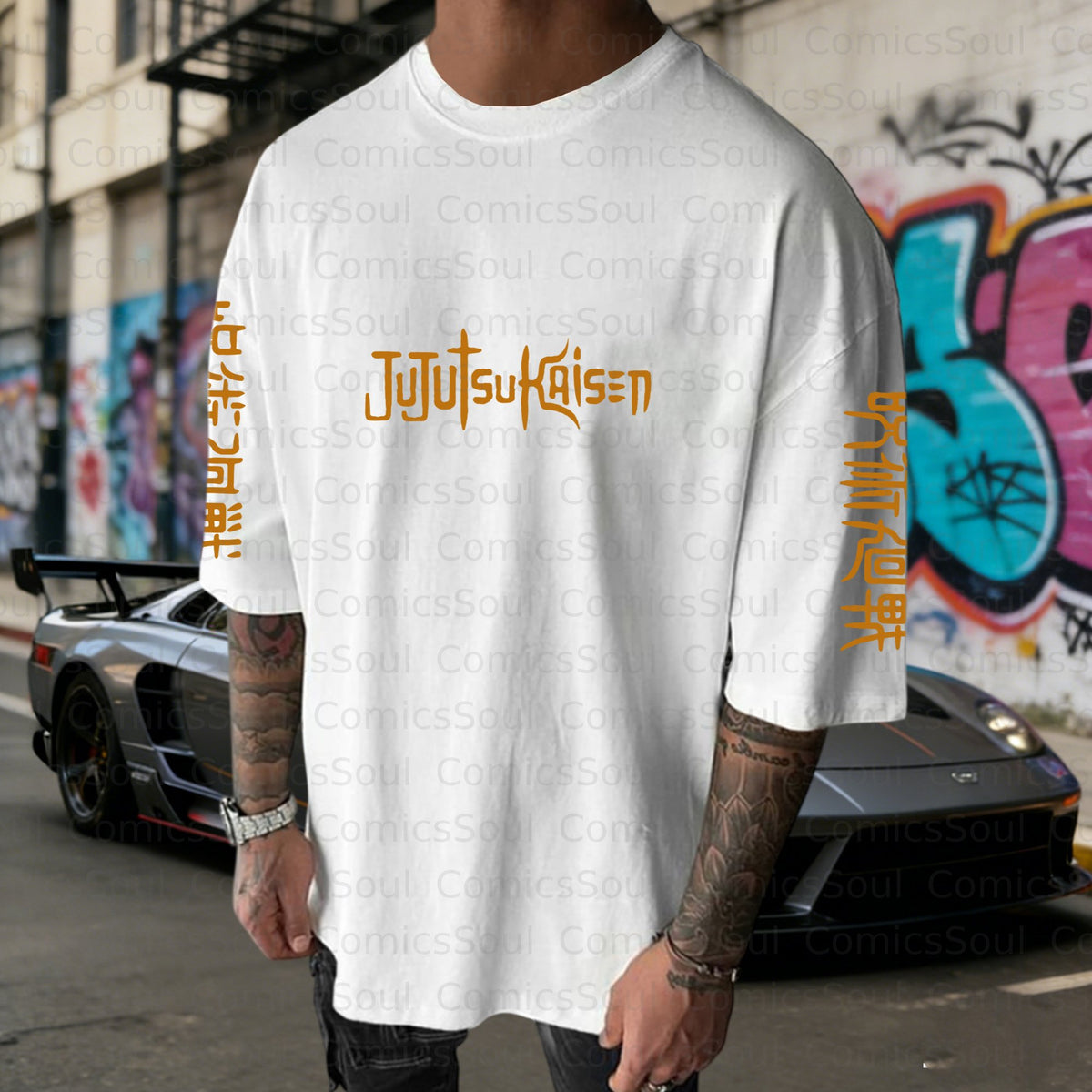 Unisex Anime Inspired Vintage T-Shirt