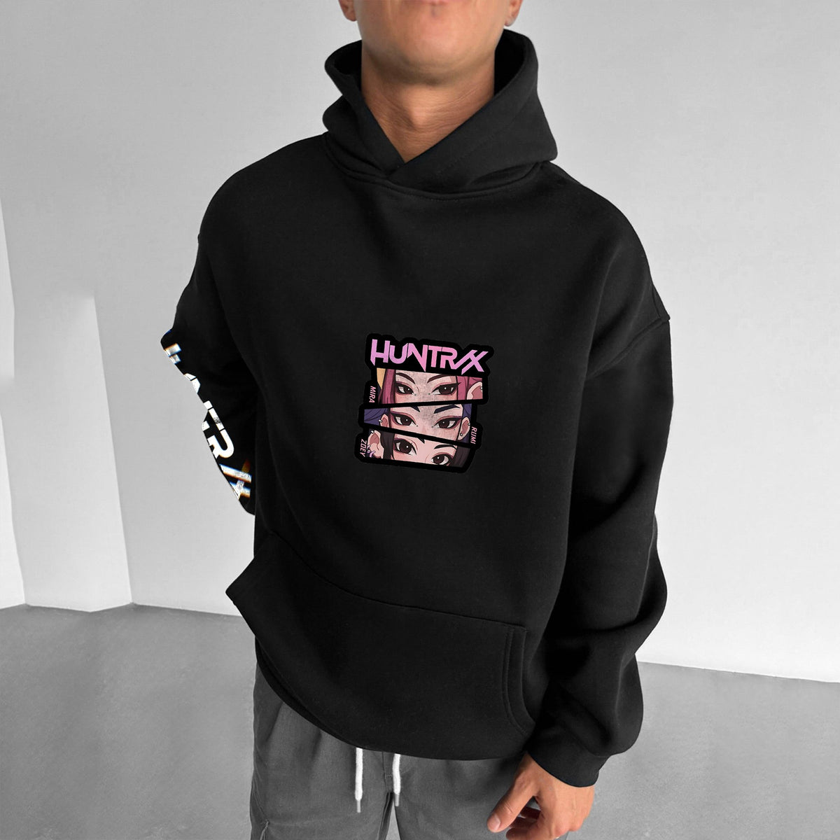 Plus Velvet Unisex Anime Graphic Streetwear Vintage Hoodie