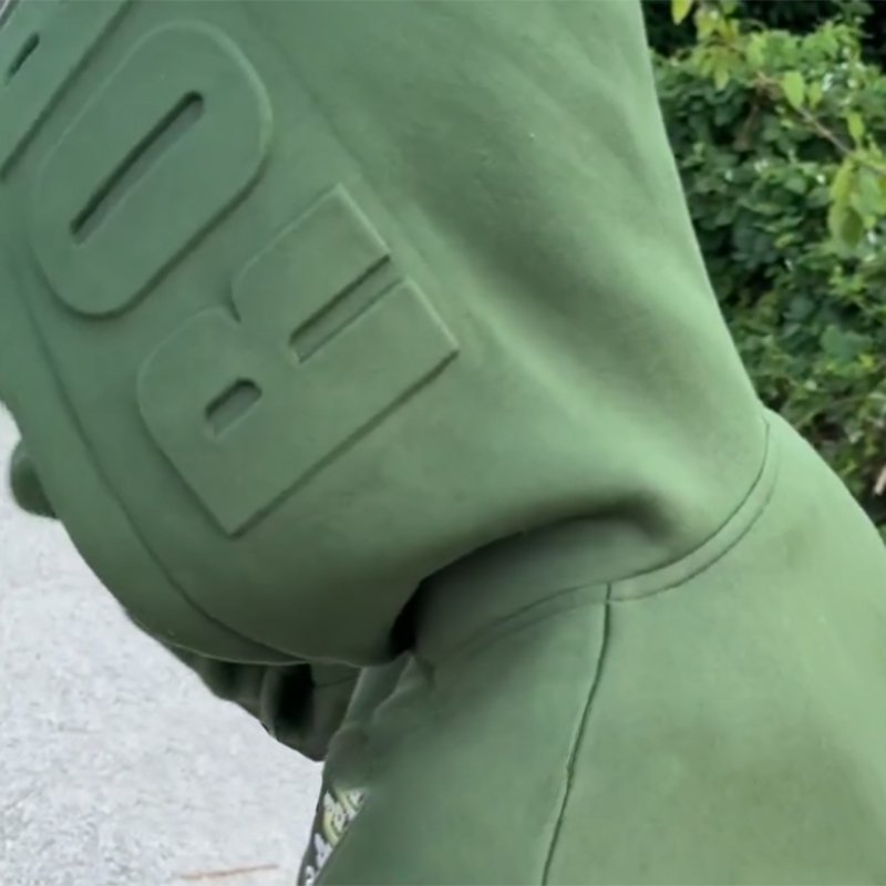 OP-Oversize Print Hoodie